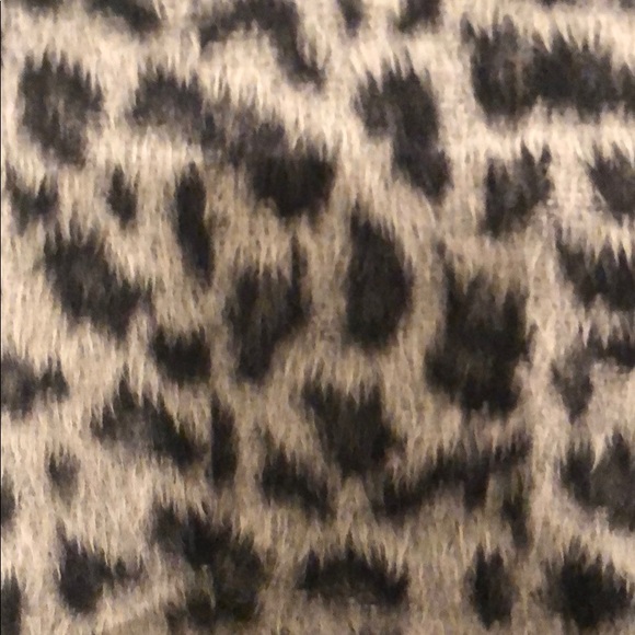 Bcbg Gray and black leopard biker jacket - Picture 5 of 8